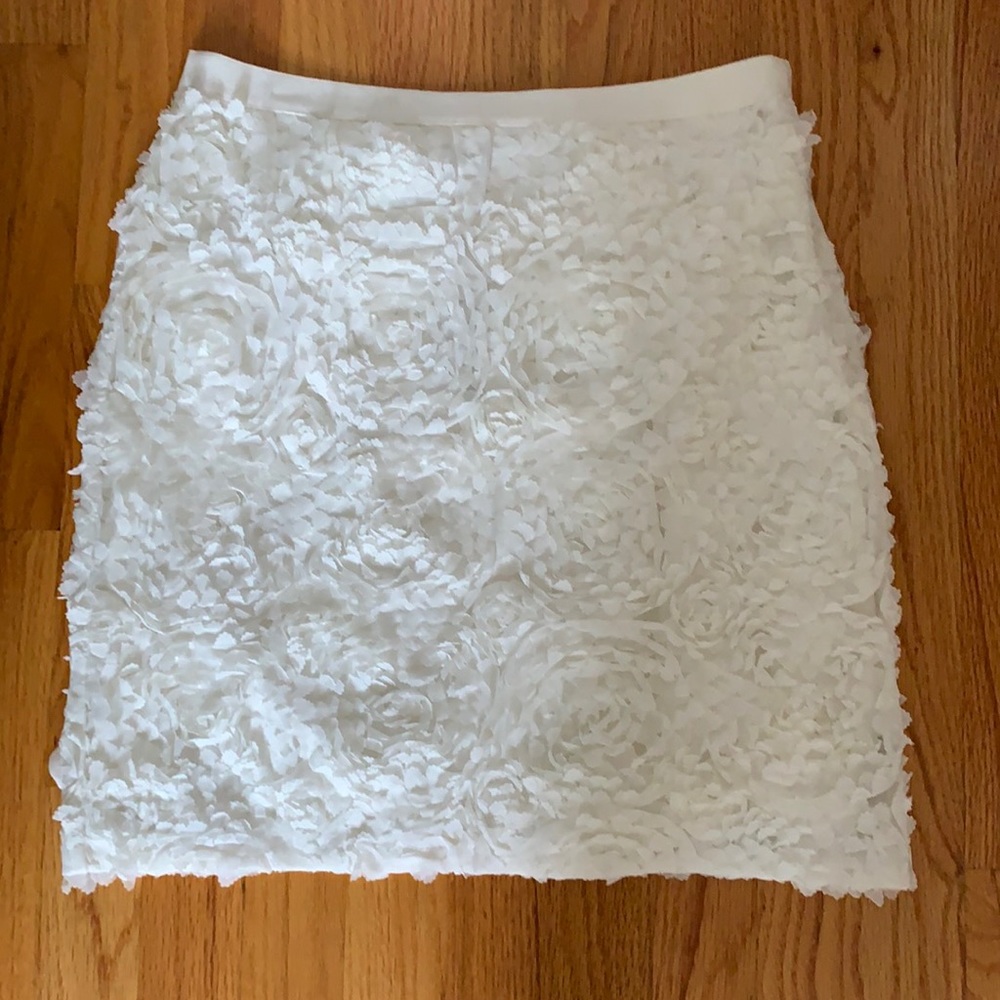 NWT Loft white floral dressy mini
